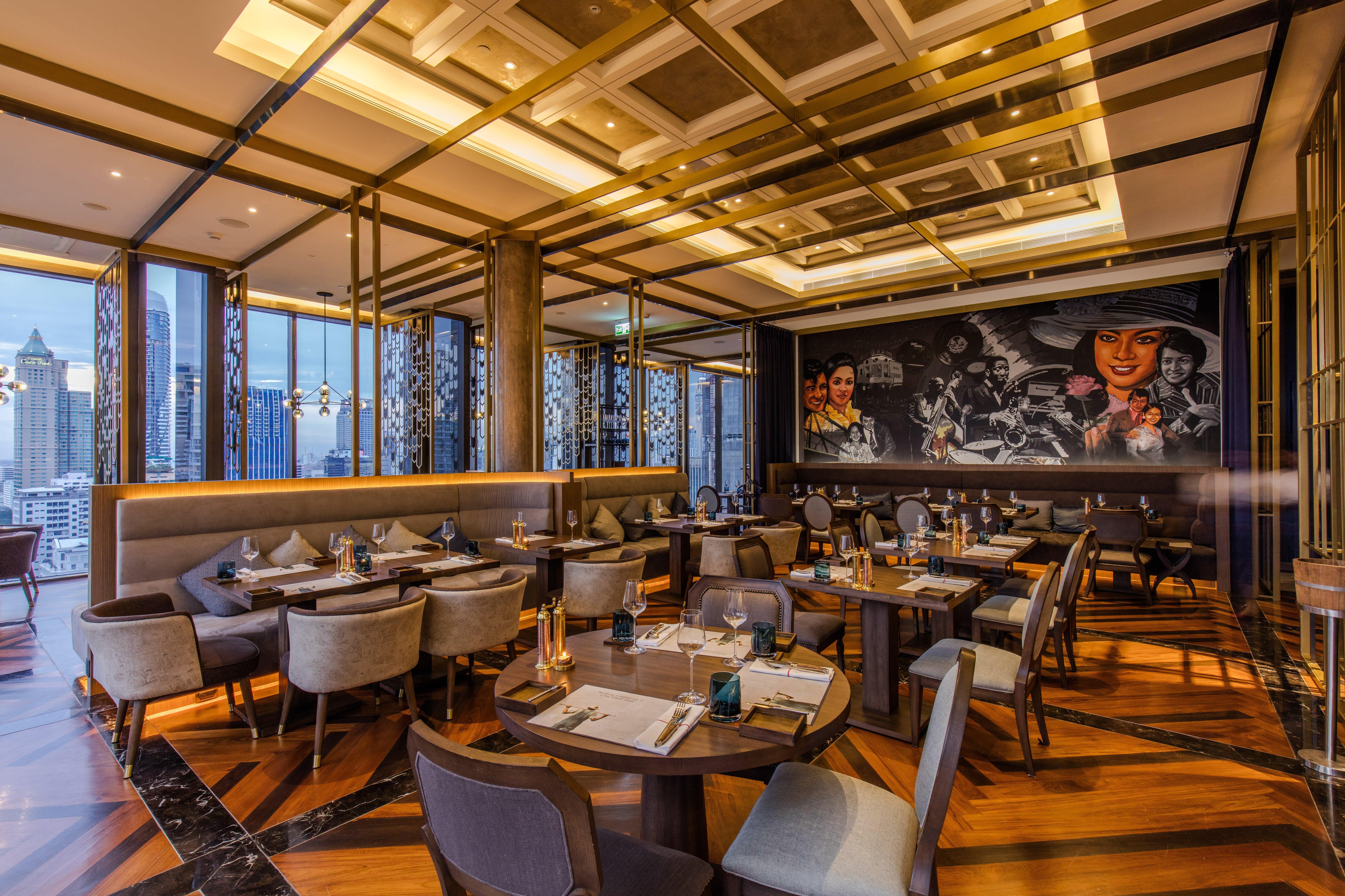 Hotel Indigo Bangkok Wireless Road By Ihg Exteriör bild The interior of the restaurant