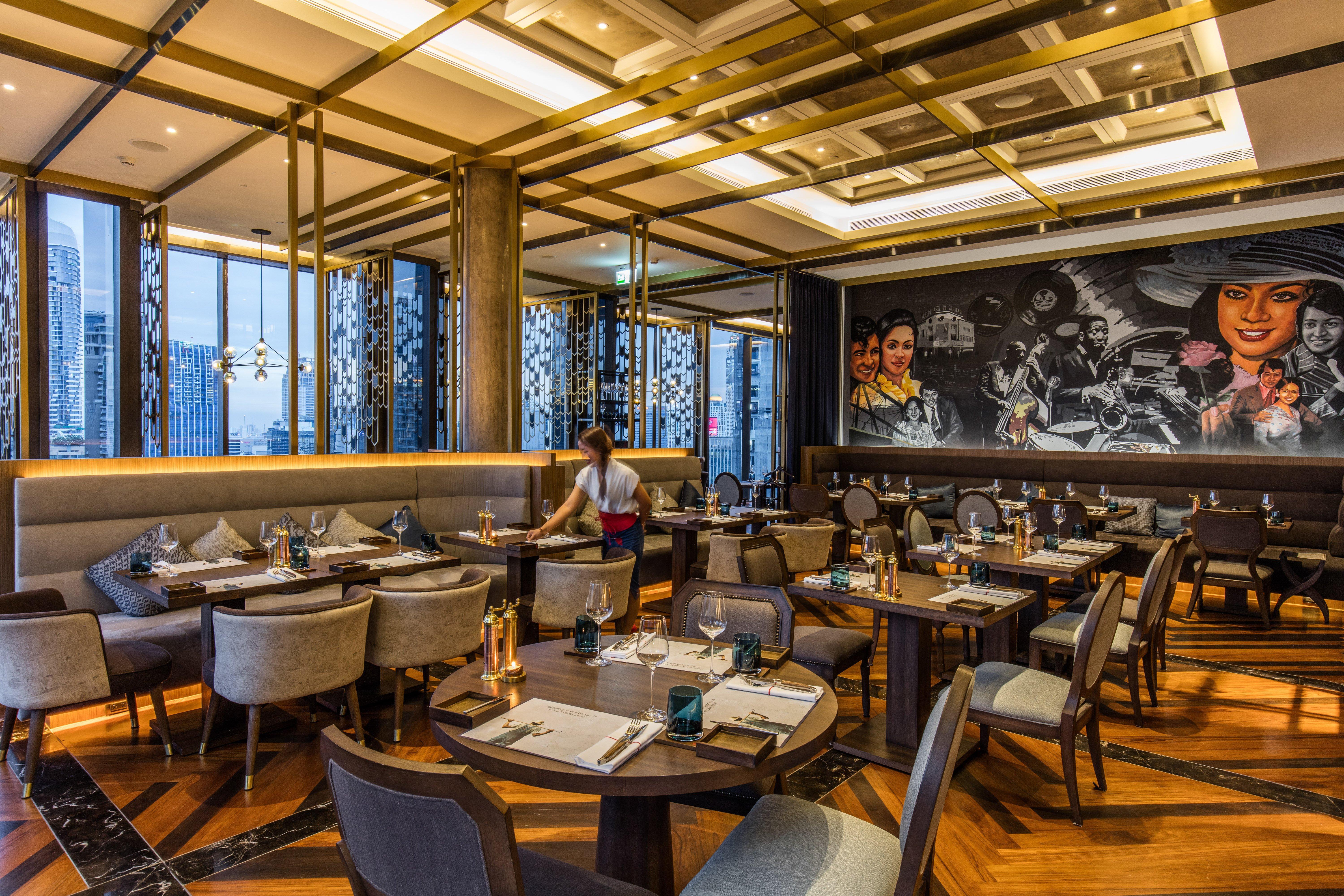 Hotel Indigo Bangkok Wireless Road By Ihg Exteriör bild The interior of the restaurant