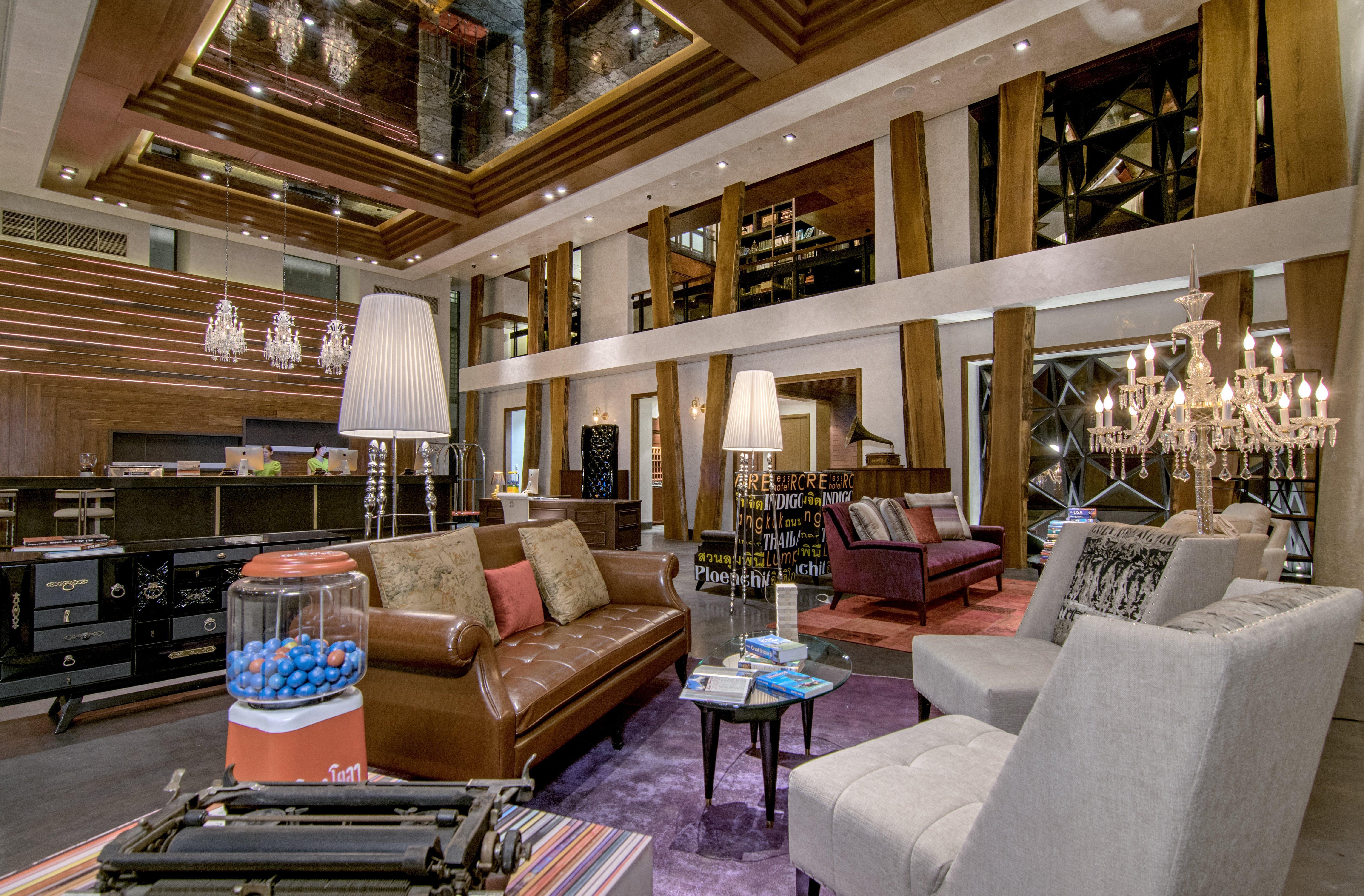 Hotel Indigo Bangkok Wireless Road By Ihg Exteriör bild The lobby of the hotel