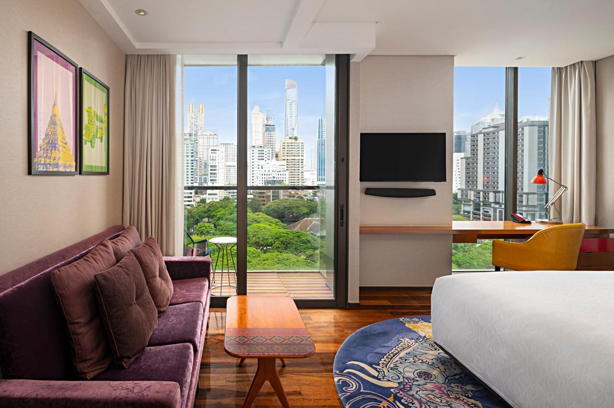 Hotel Indigo Bangkok Wireless Road By Ihg Exteriör bild
