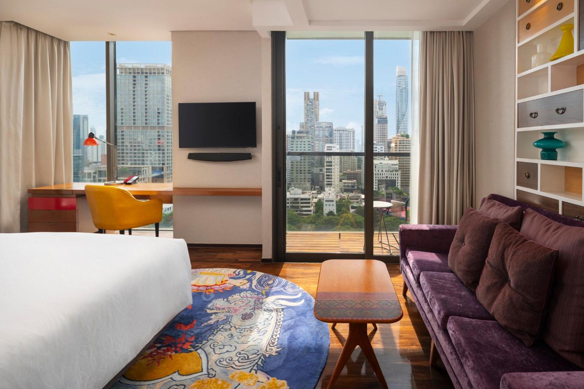 Hotel Indigo Bangkok Wireless Road By Ihg Exteriör bild