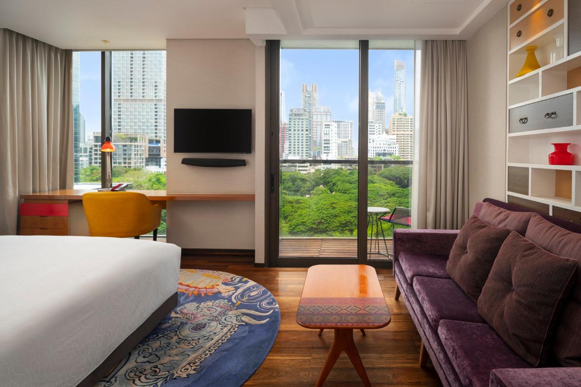 Hotel Indigo Bangkok Wireless Road By Ihg Exteriör bild